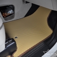 Автомобильные коврики EVA на Chrysler Town & Country V (2007->) 2 ряд: кресла 1+1 не убираются в пол