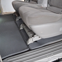 Двухслойные коврики EVA на Toyota Sienna II (2003-2010)