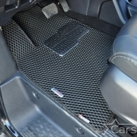 Двухслойные коврики EVA на Toyota HiAce H300 (2019->) 