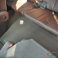 Двухслойные коврики EVA на Cadillac Escalade IV 3 ряда (2014->)