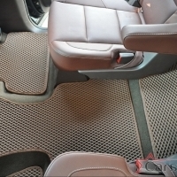 Двухслойные коврики EVA на Chevrolet Tahoe IV 3 ряда (2014->)