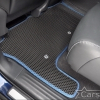 Двухслойные коврики EVA на Infiniti QX80 I 3 ряда (2013-2024)