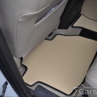 Двухслойные коврики EVA на Toyota Sequoia II 3 ряда (2008->)