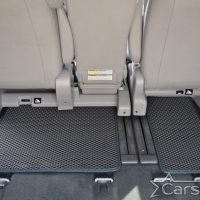Двухслойные коврики EVA на Toyota Sienna III 7 мест (2010-2020)
