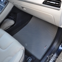 Двухслойные коврики EVA на Hyundai Palisade I 3 ряда (2018->)