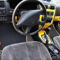 Двухслойные коврики EVA на Mitsubishi Galant VIII Европа (1996-2003)