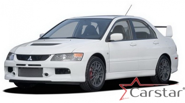 Двухслойные коврики EVA для Mitsubishi Lancer Evolution_IX (2005-2007)