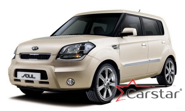 Двухслойные коврики EVA для Kia Soul I (2008-2011)