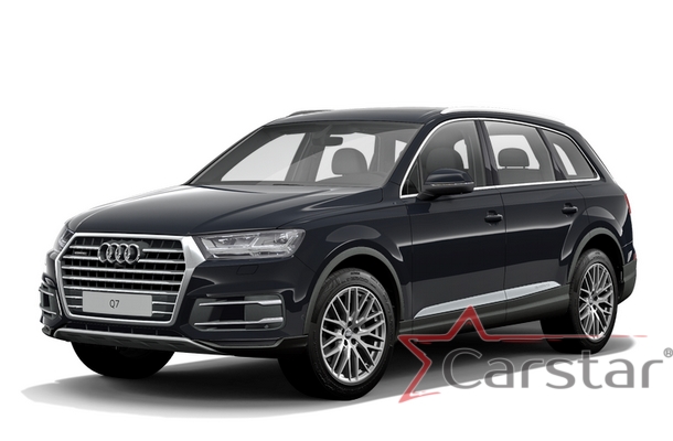 Текстильные коврики для Audi Q7 II 3 ряда (2015->)