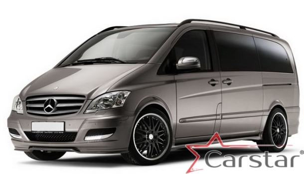 Двухслойные коврики EVA для Mercedes-Benz Viano W639 без столика (2003-2014)