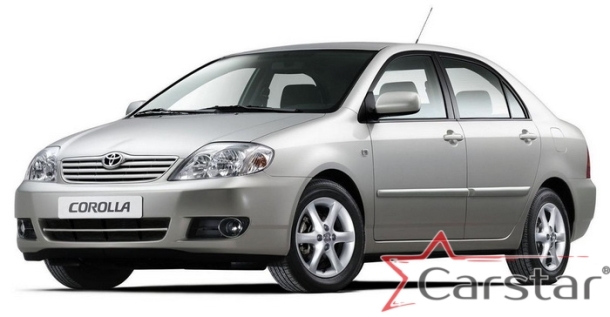 Двухслойные коврики EVA для Toyota Corolla E120,130 IX пр.руль (2000-2006)