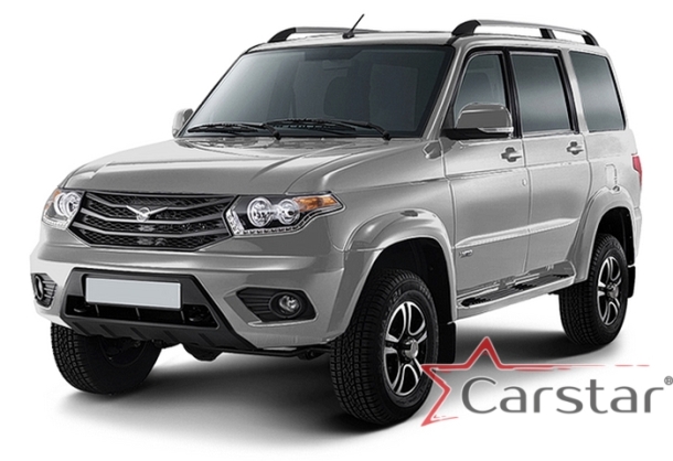 Текстильные коврики для УАЗ Patriot рестайл (2014->) 3D EVA MAX