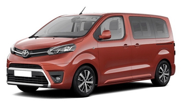 Текстильные коврики для Toyota ProAce II 8 мест (2016-2024)