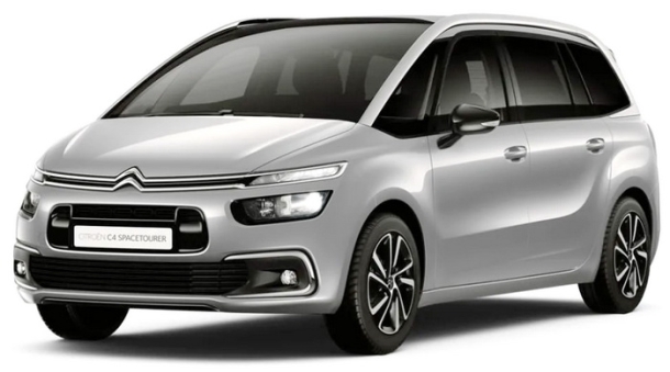 Текстильные коврики для Citroen C4 SpaceTourer 3ряда (2018-2022)