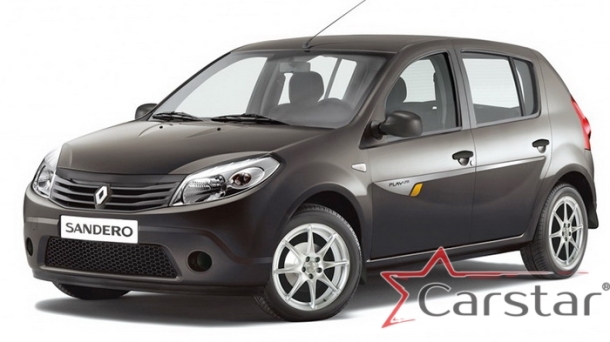 Автомобильные коврики EVA 3D для Renault Sandero I (2008-2014)