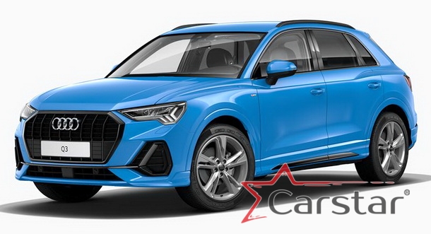 Автомобильные коврики EVA 3D для Audi Q3 II (2018->)