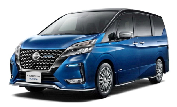 Автомобильные коврики EVA 3D для Nissan Serena V C27 пр.руль (2016-2022) 